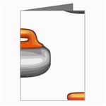 Emoji Curling Stone Greeting Cards (Pkg of 8)