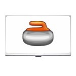 Emoji Curling Stone Business Card Holder