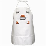 Emoji Curling Stone BBQ Apron