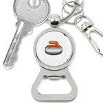 Emoji Curling Stone Bottle Opener Key Chain