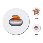 Emoji Curling Stone Playing Cards (Round)