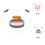 Emoji Curling Stone Playing Cards (Heart)