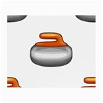 Emoji Curling Stone Small Glasses Cloth (2 Sides)