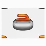 Emoji Curling Stone Large Glasses Cloth