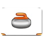 Emoji Curling Stone Large Doormat