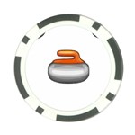 Emoji Curling Stone Poker Chip Card Guard