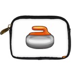 Emoji Curling Stone Digital Camera Leather Case