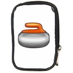 Emoji Curling Stone Compact Camera Leather Case