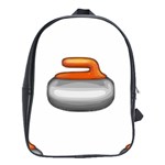 Emoji Curling Stone School Bag (Large)