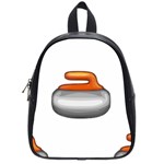 Emoji Curling Stone School Bag (Small)