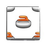 Emoji Curling Stone Memory Card Reader (Square)