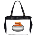 Emoji Curling Stone Oversize Office Handbag (2 Sides)