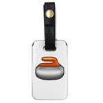 Emoji Curling Stone Luggage Tag (one side)