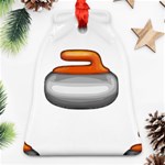 Emoji Curling Stone Ornament (Bell)