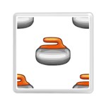 Emoji Curling Stone Memory Card Reader (Square)