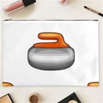 Emoji Curling Stone Cosmetic Bag (XXL)