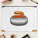 Emoji Curling Stone Cosmetic Bag (XXXL)