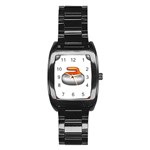 Emoji Curling Stone Stainless Steel Barrel Watch