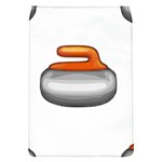 Emoji Curling Stone Removable Flap Cover (S)