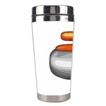 Emoji Curling Stone Stainless Steel Travel Tumbler