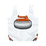 Emoji Curling Stone Full Print Recycle Bag (M)