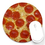 Pepperoni Pizza Round Mousepad