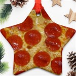 Pepperoni Pizza Ornament (Star)