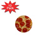 Pepperoni Pizza 1  Mini Magnet (10 pack) 