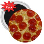 Pepperoni Pizza 3  Magnet (10 pack)