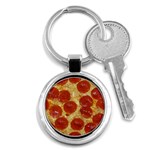 Pepperoni Pizza Key Chain (Round)