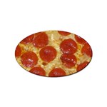 Pepperoni Pizza Sticker Oval (10 pack)