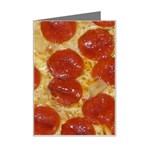 Pepperoni Pizza Mini Greeting Card