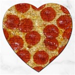 Pepperoni Pizza Jigsaw Puzzle (Heart)