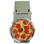 Pepperoni Pizza Money Clip Watch