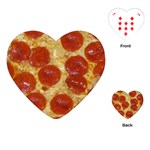 Pepperoni Pizza Playing Cards (Heart)