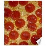 Pepperoni Pizza Canvas 8  x 10 