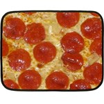 Pepperoni Pizza Double Sided Fleece Blanket (Mini)