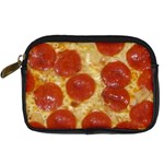 Pepperoni Pizza Digital Camera Leather Case