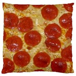 Pepperoni Pizza Large Cushion Case (One Side)