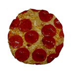 Pepperoni Pizza Standard 15  Premium Round Cushion 