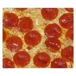 Pepperoni Pizza Double Sided Flano Blanket (Small)