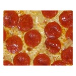 Pepperoni Pizza Double Sided Flano Blanket (Large)