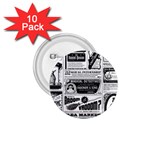 Creepy Newspaper 1.75  Button (10 pack) 