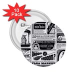 Creepy Newspaper 2.25  Button (10 pack)