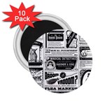 Creepy Newspaper 2.25  Magnet (10 pack)