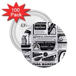 Creepy Newspaper 2.25  Button (100 pack)