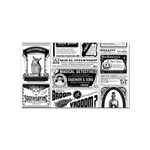 Creepy Newspaper Sticker (Rectangular)