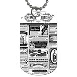 Creepy Newspaper Dog Tag (One Side)