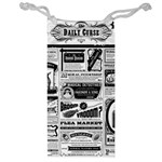 Creepy Newspaper Jewelry Bag