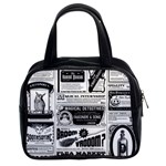 Creepy Newspaper Classic Handbag (Two Sides)